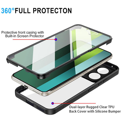 Pouzdro pro Xiaomi Poco X6 / Note 13 Pro 5G, Techsuit, ColorVerse 360, Černá