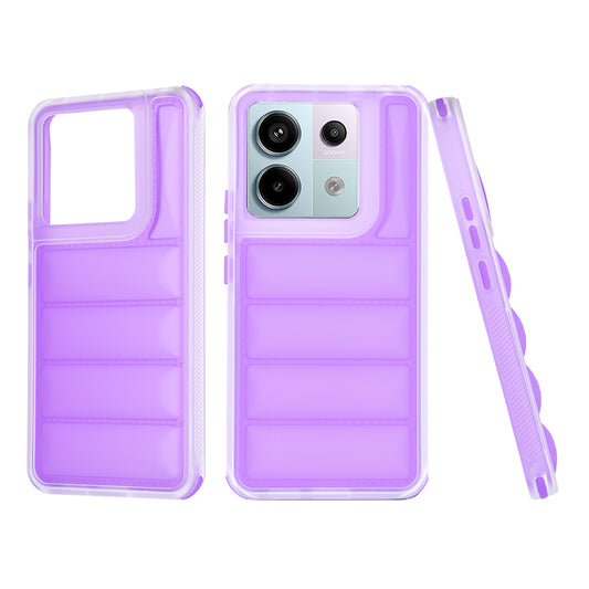 Pouzdro pro Xiaomi Poco X6 / Note 13 Pro 5G, Techsuit, Wave Shield, Fialové