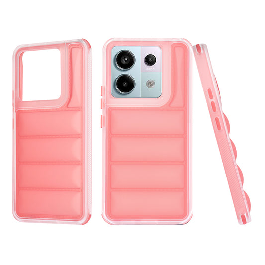 Pouzdro pro Xiaomi Poco X6 / Note 13 Pro 5G, Techsuit, Wave Shield, Červené