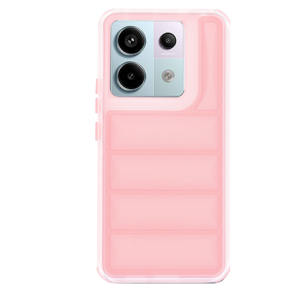 Pouzdro pro Xiaomi Poco X6 / Note 13 Pro 5G, Techsuit, Wave Shield, Růžové