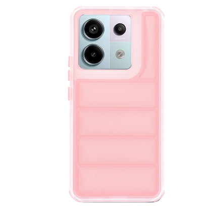 Pouzdro pro Xiaomi Poco X6 / Note 13 Pro 5G, Techsuit, Wave Shield, Růžové
