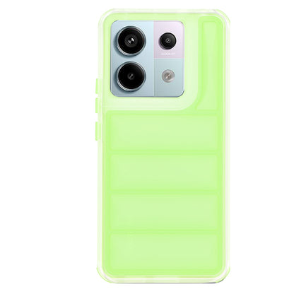 Pouzdro pro Xiaomi Poco X6 / Note 13 Pro 5G, Techsuit, Wave Shield, Zelené
