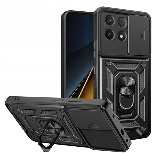 Pouzdro pro Xiaomi Poco X6 Pro, Techsuit, CamShield, Černé