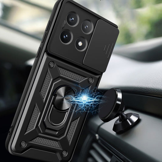 Pouzdro pro Xiaomi Poco X6 Pro, Techsuit, CamShield, Černé