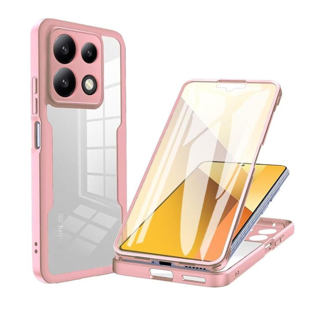 Pouzdro pro Xiaomi Poco X6 Pro, Techsuit, ColorVerse 360, Růžové