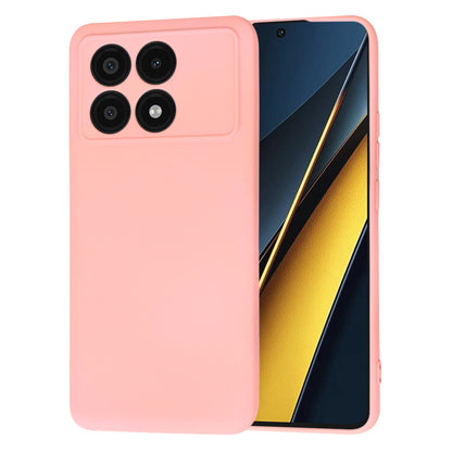Pouzdro pro Xiaomi Poco X6 Pro, Techsuit, SoftFlex, Světle růžové