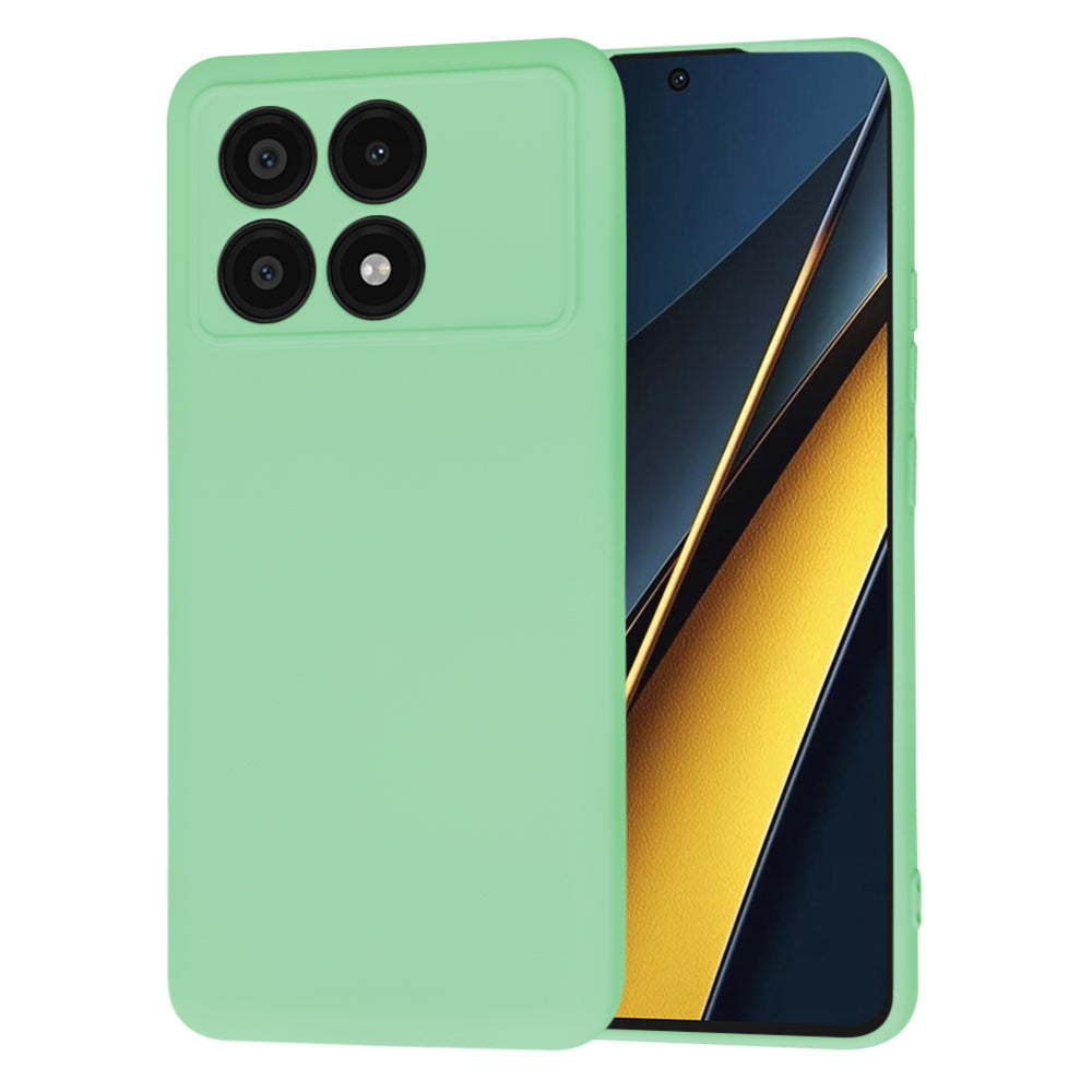 Pouzdro pro Xiaomi Poco X6 Pro, Techsuit, SoftFlex, Světle zelené