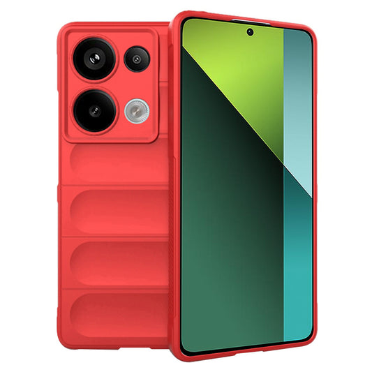 Pouzdro pro Xiaomi Poco X6 / Redmi Note 13 Pro 5G, Techsuit, Magic Shield, červené