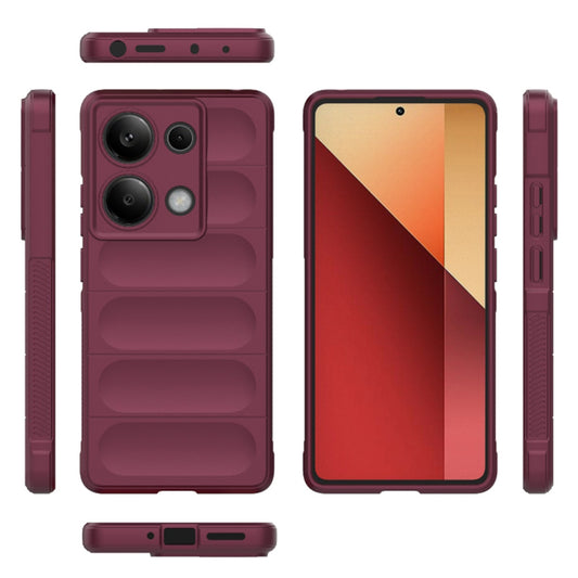 Pouzdro pro Xiaomi Poco X6 / Redmi Note 13 Pro 5G, Techsuit, Magic Shield, červené