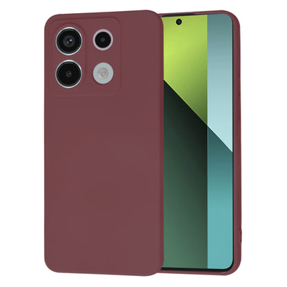 Pouzdro pro Xiaomi Poco X6 / Redmi Note 13 Pro 5G, Techsuit, SoftFlex, Višňová