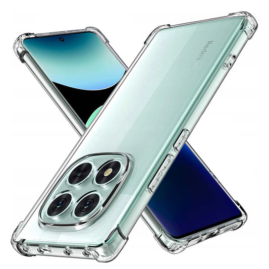 Pouzdro pro Xiaomi Poco X7 / Note 14 Pro 5G, Techsuit, nárazuvzdorné průhledné, transparentní