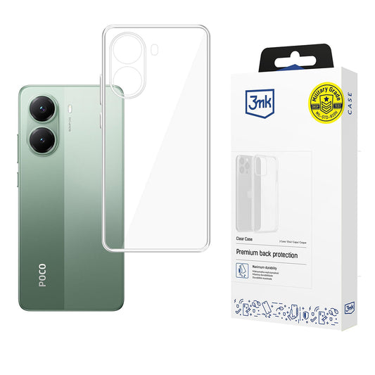 Pouzdro pro Xiaomi Poco X7 Pro, 3MK, Clear, Průhledné