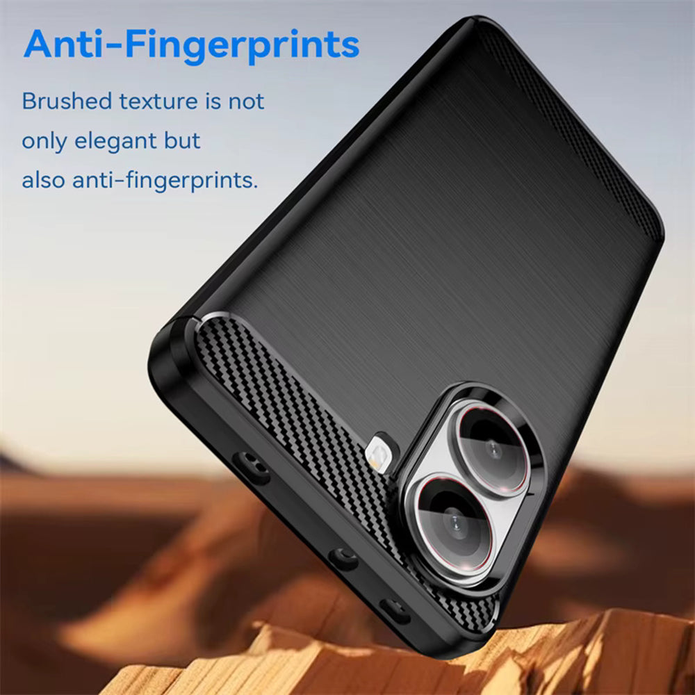 Pouzdro pro Xiaomi Poco X7 Pro, Techsuit, Carbon, Černé