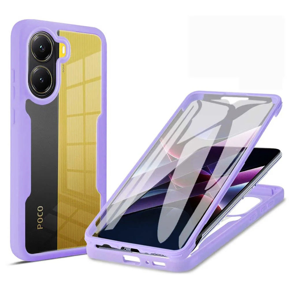 Pouzdro pro Xiaomi Poco X7 Pro, Techsuit, ColorVerse 360, Fialové