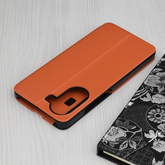Pouzdro pro Xiaomi Poco X7 Pro, Techsuit, eFold, Oranžové
