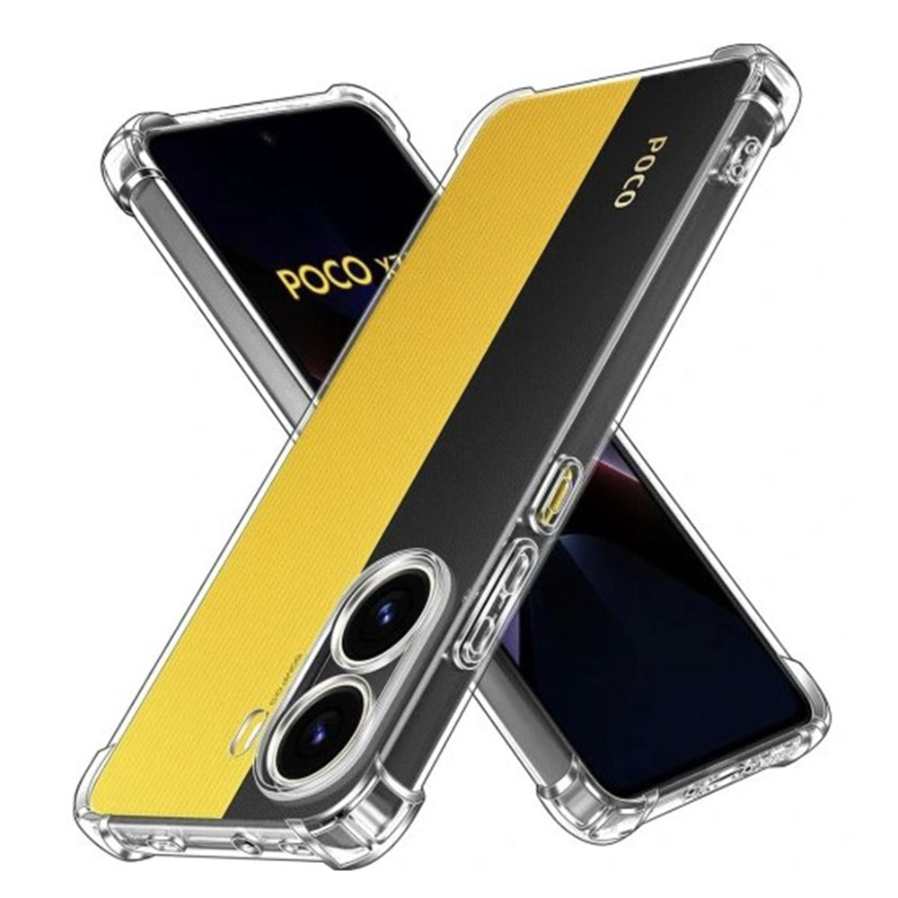 Pouzdro pro Xiaomi Poco X7 Pro, Techsuit, Odolné proti nárazům, Průhledné