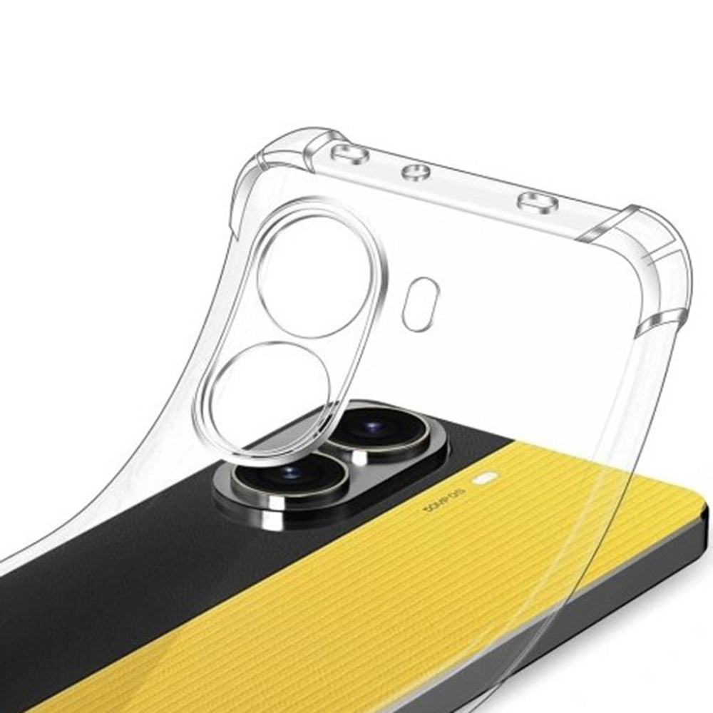 Pouzdro pro Xiaomi Poco X7 Pro, Techsuit, Odolné proti nárazům, Průhledné