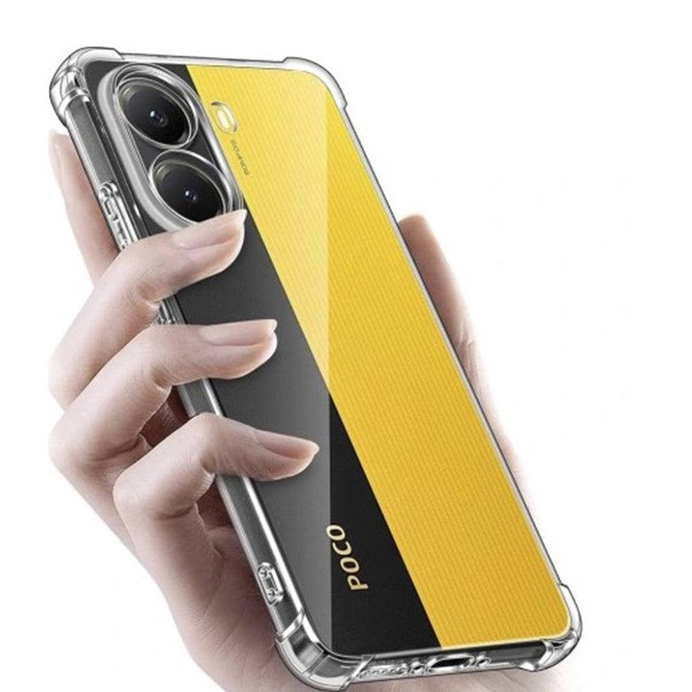 Pouzdro pro Xiaomi Poco X7 Pro, Techsuit, Odolné proti nárazům, Průhledné