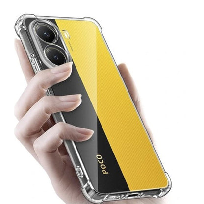 Pouzdro pro Xiaomi Poco X7 Pro, Techsuit, Odolné proti nárazům, Průhledné