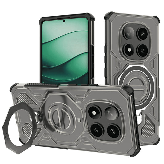 Pouzdro pro Xiaomi Poco X7 / Redmi Note 14 Pro 5G, Techsuit, Carbon Shield Pro, Kouřové