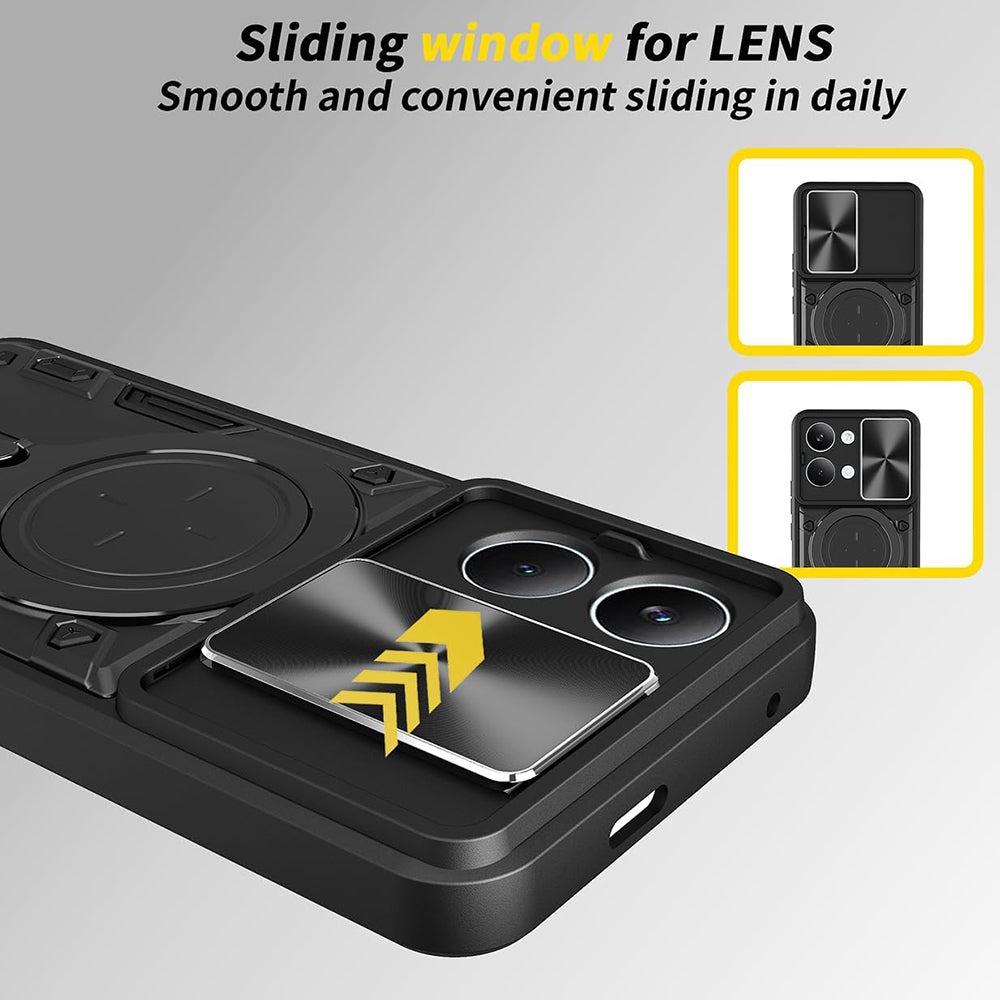 Pouzdro pro Xiaomi Poco X8 Pro Max, Techsuit, CamGuard Pro, Modrá