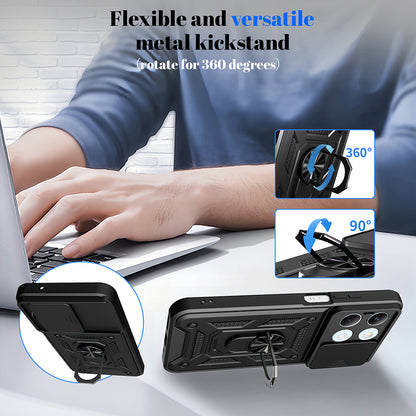 Case for Xiaomi Poco X8 Pro Max, Techsuit, CamShield, Black