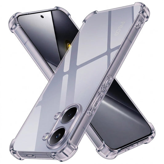 Pouzdro pro Xiaomi Poco X8 Pro Max, Techsuit, Odolné proti nárazům, Průhledné, Kouřové