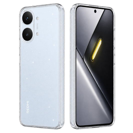 Pouzdro pro Xiaomi Poco X8 Pro Max, Techsuit, SparkleSkin, Průhledné