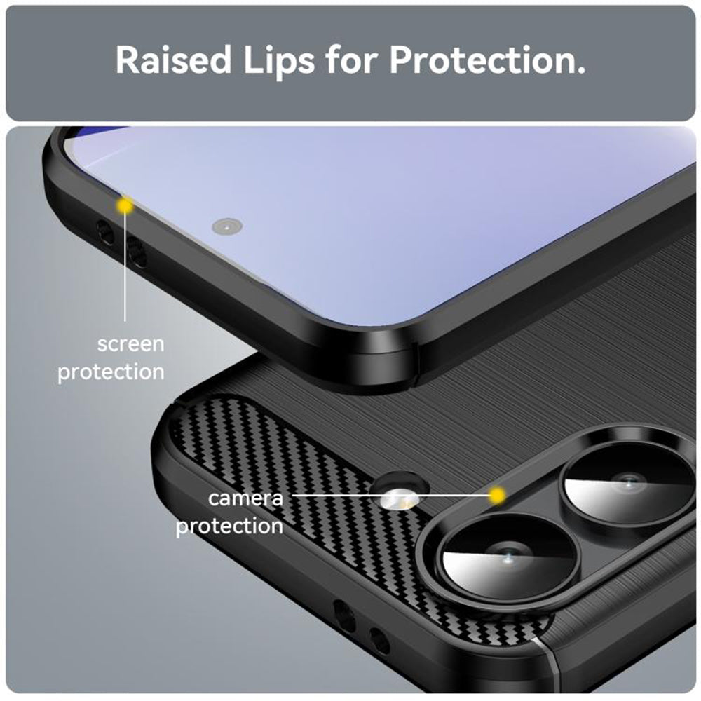 Pouzdro pro Xiaomi Poco X8 Pro, Techsuit, Carbon, Modré