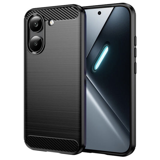 Pouzdro pro Xiaomi Poco X8 Pro, Techsuit, Carbon, Černá
