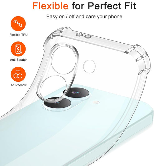 Pouzdro pro Xiaomi Poco X8 Pro, Techsuit, Shockproof Clear, Transparentní