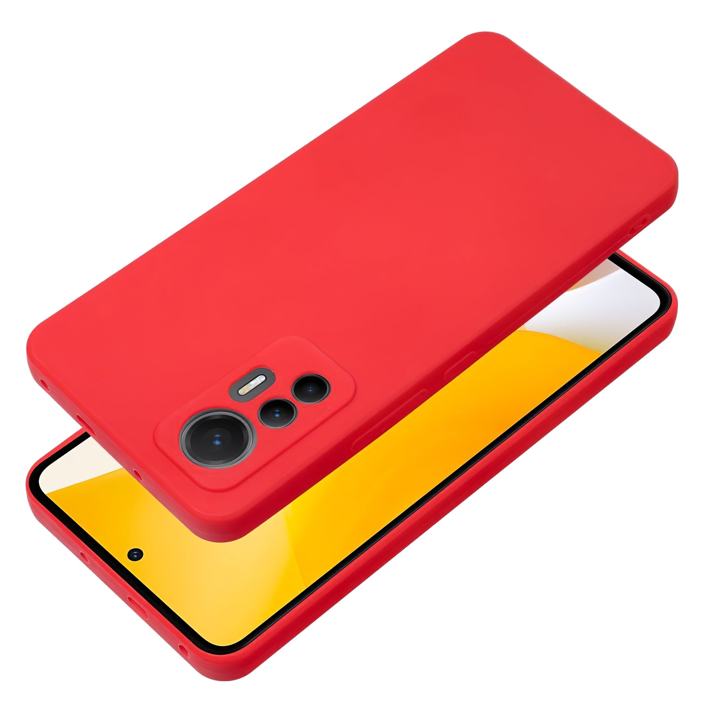 Pouzdro pro Xiaomi Poco C65 / Redmi 13C, OEM, měkké, červené