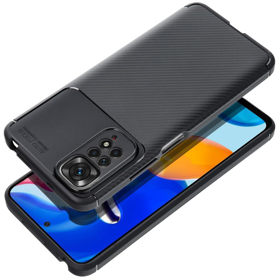 Pouzdro pro Xiaomi Poco C65 / Redmi 13C, OEM, Carbon Premium, Černé