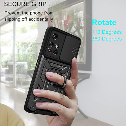 Pouzdro pro Xiaomi Redmi 10 2022 / 10 (2021), Techsuit, CamShield, Černá