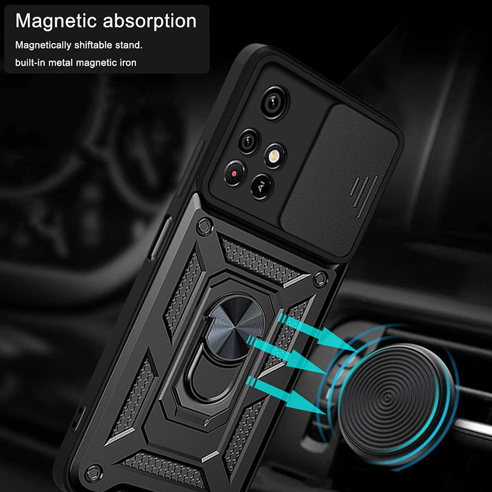 Pouzdro pro Xiaomi Redmi 10 2022 / 10 (2021), Techsuit, CamShield, Černá