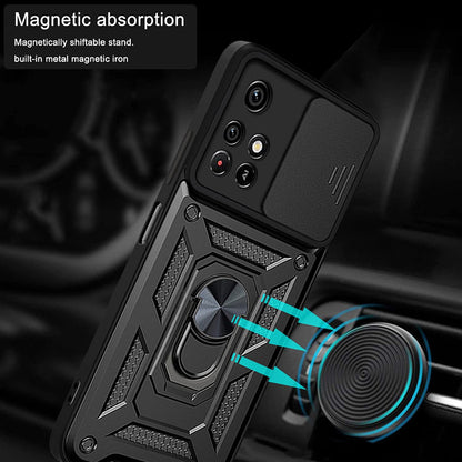 Pouzdro pro Xiaomi Redmi 10 2022 / 10 (2021), Techsuit, CamShield, Černá