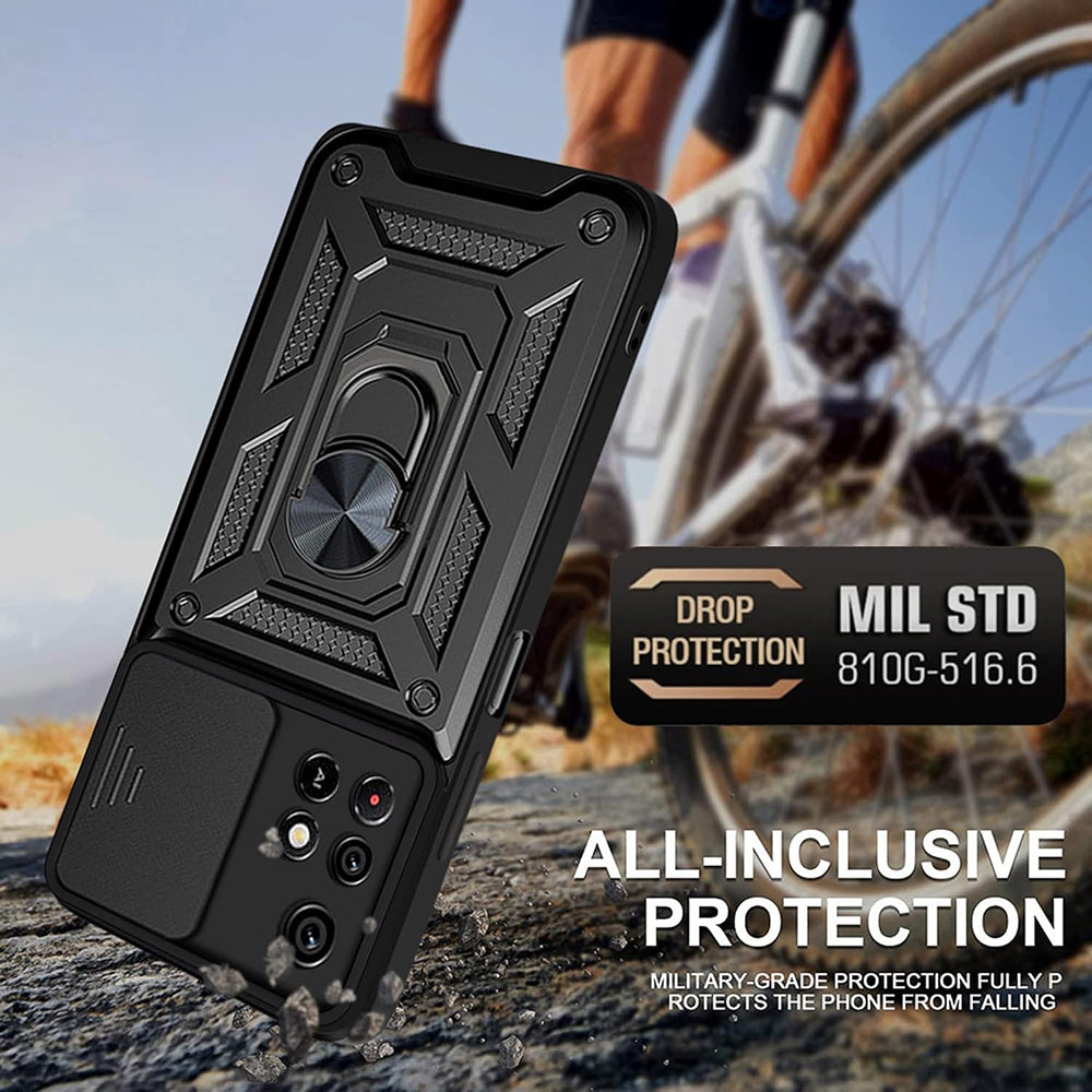 Pouzdro pro Xiaomi Redmi 10 2022 / 10 (2021), Techsuit, CamShield, Černá