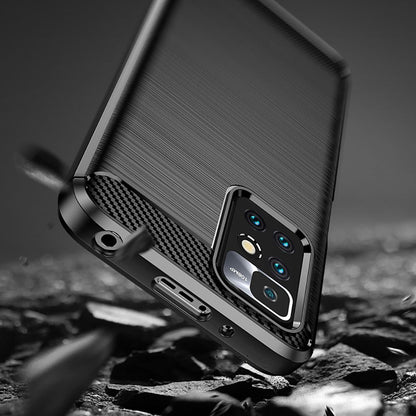 Pouzdro pro Xiaomi Redmi 10 2022 / 10 (2021), Techsuit, Carbon, Černá