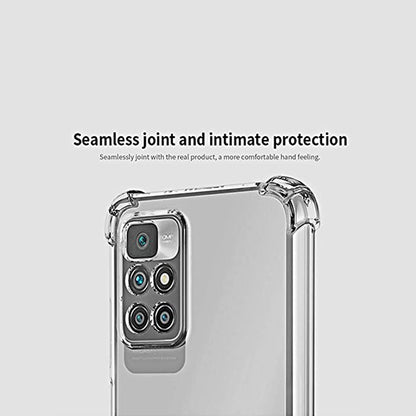 Case for Xiaomi Redmi 10 2022 / 10 (2021), Techsuit, Shockproof Clear, Transparent
