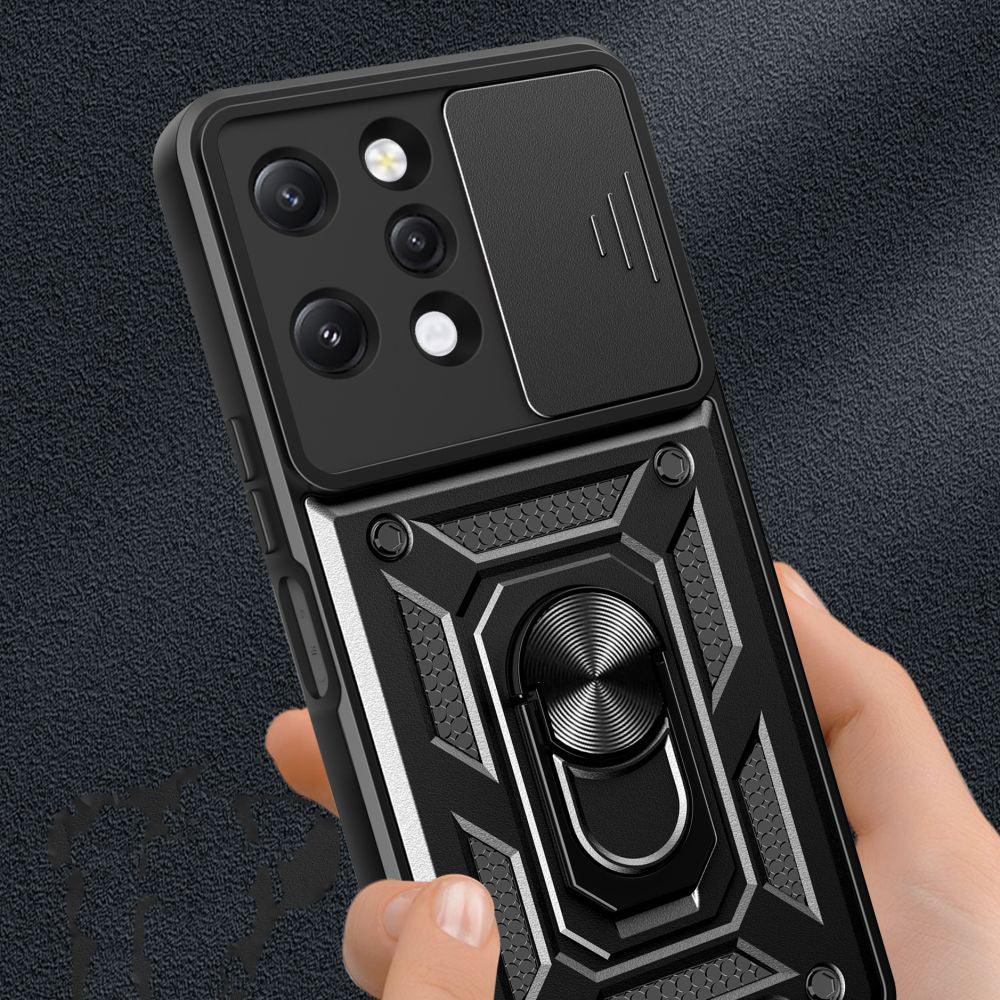 Pouzdro pro Xiaomi Redmi 12 5G / 12, Techsuit, CamShield, Černé