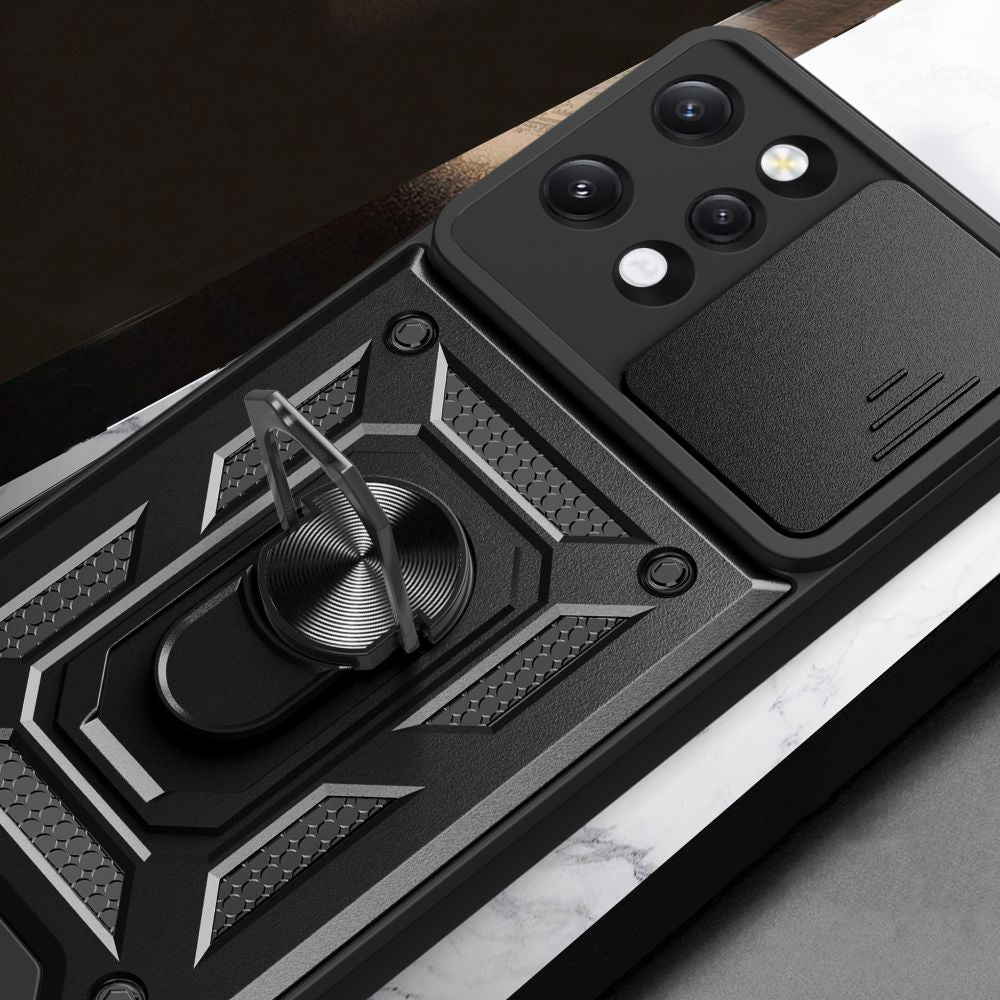 Pouzdro pro Xiaomi Redmi 12 5G / 12, Techsuit, CamShield, Černé