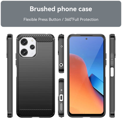 Pouzdro pro Xiaomi Redmi 12 5G / 12, Techsuit, Carbon, Černé