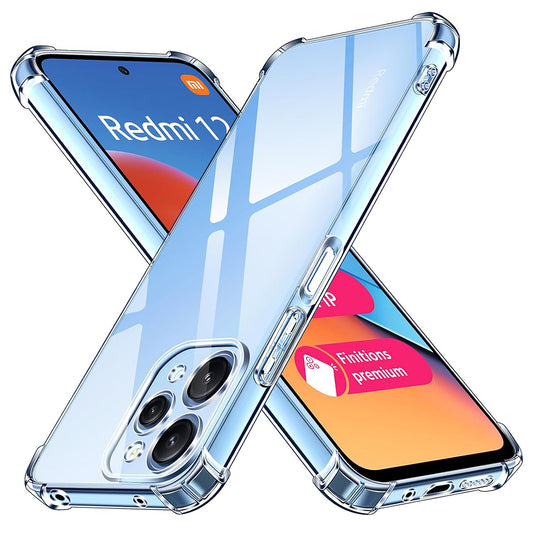 Pouzdro pro Xiaomi Redmi 12 5G / 12, Techsuit, nárazuvzdorné průhledné, transparentní