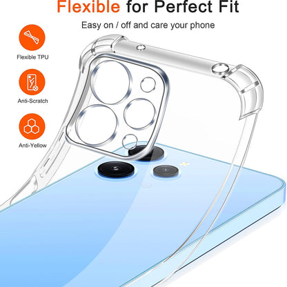 Case for Xiaomi Redmi 12 5G / 12, Techsuit, Shockproof Clear, Transparent