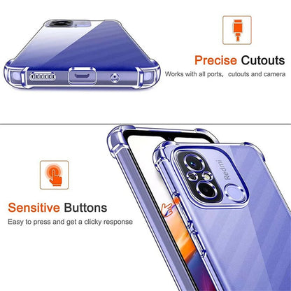 Pouzdro pro Xiaomi Redmi 12C, Techsuit, Odolné proti nárazům, Průhledné