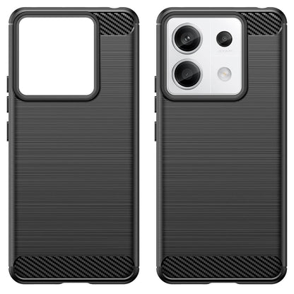 Pouzdro pro Xiaomi Redmi 13C 5G / 13C / Poco C65, Techsuit, Carbon, Černé