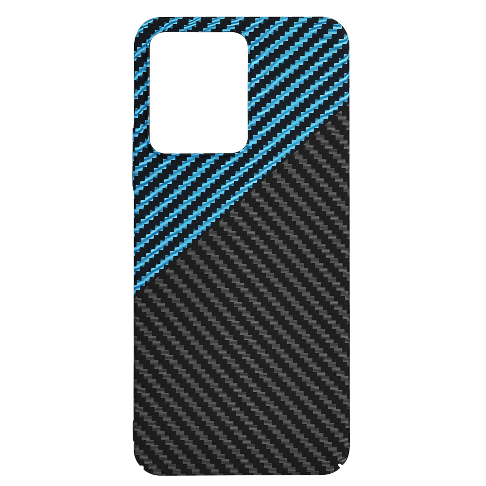 Pouzdro pro Xiaomi Redmi 13C 5G / 13C / Poco C65, Techsuit, Carbonite FiberShell, Černá Bleu