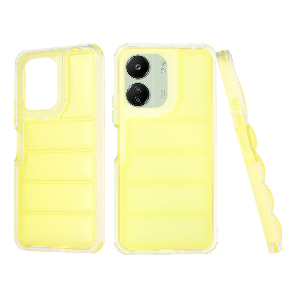 Case for Xiaomi Redmi 13C 5G / 13C / Poco C65, Techsuit, Wave Shield, Yellow