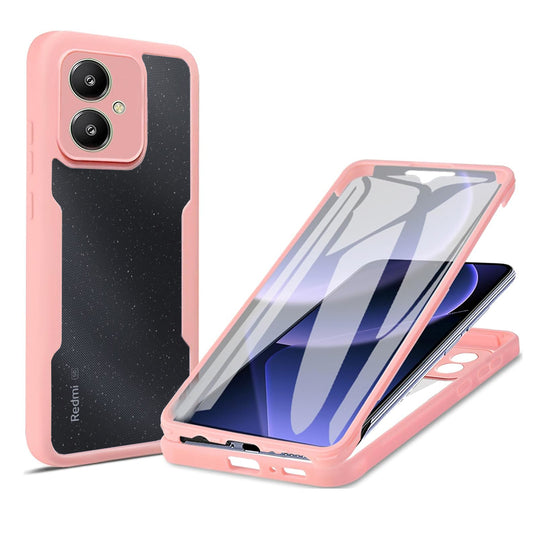 Pouzdro pro Xiaomi Redmi 13C 5G, Techsuit, ColorVerse 360, Růžové