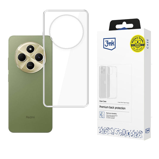 Pouzdro pro Xiaomi Redmi 14C, 3MK, Clear, Průhledné